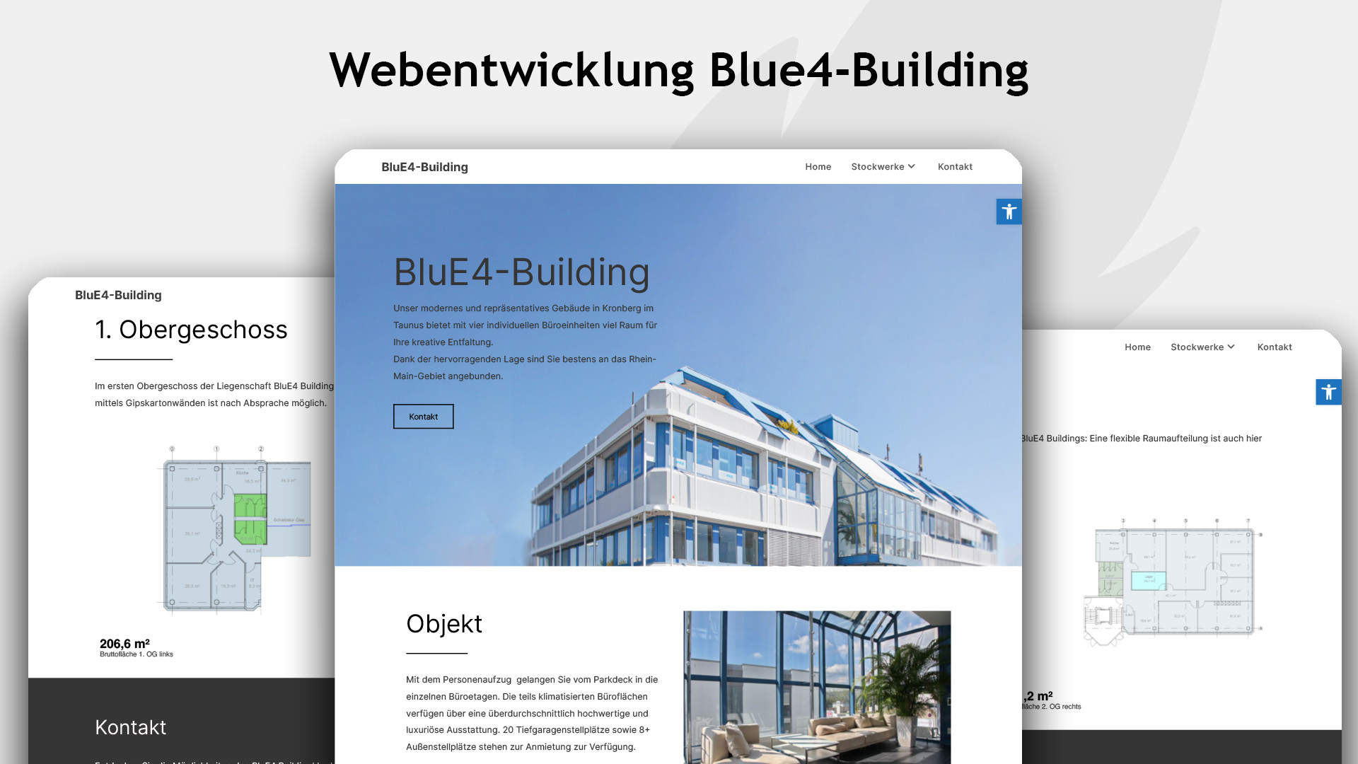 Mehr über den Artikel erfahren Webentwicklung für Blue4-Building