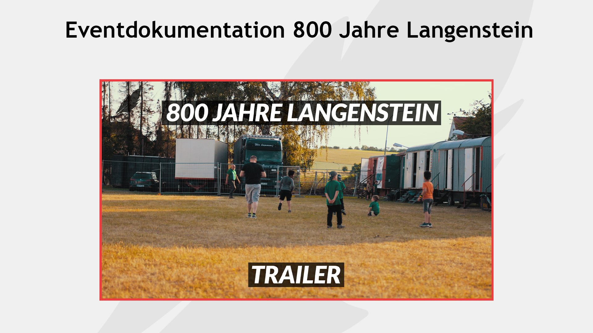 Mehr über den Artikel erfahren Eventdokumentation 800 Jahre Langenstein