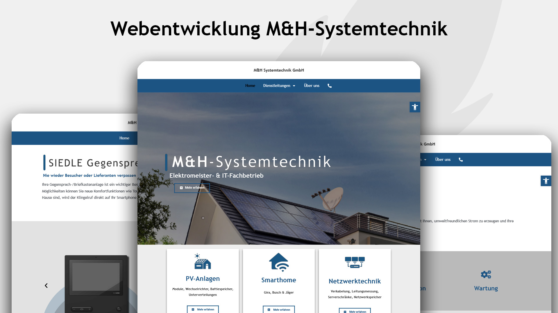 Mehr über den Artikel erfahren Webentwicklung für M&H-Systemtechnik